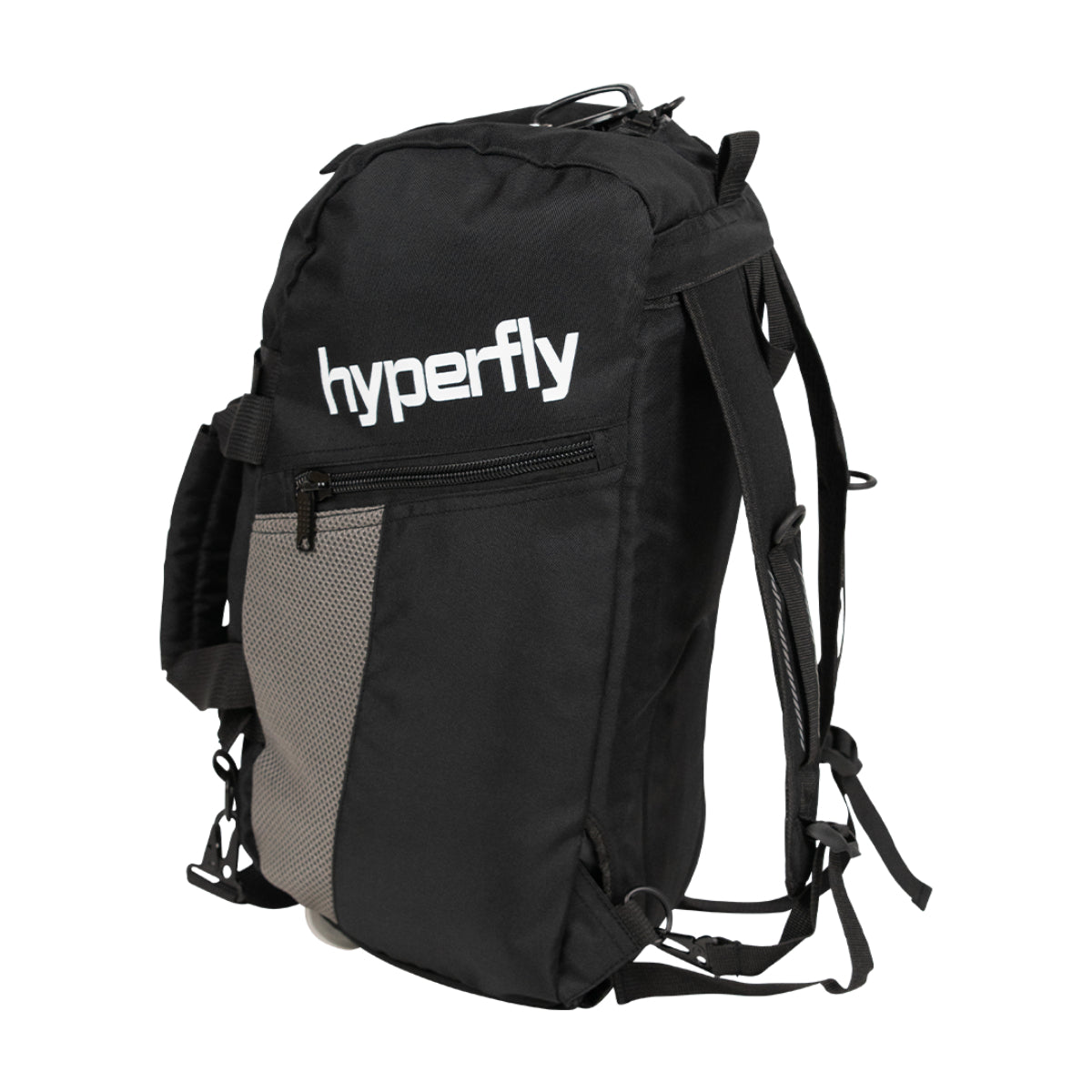 Black Zipper Duffel Bag – Hyperfly UK