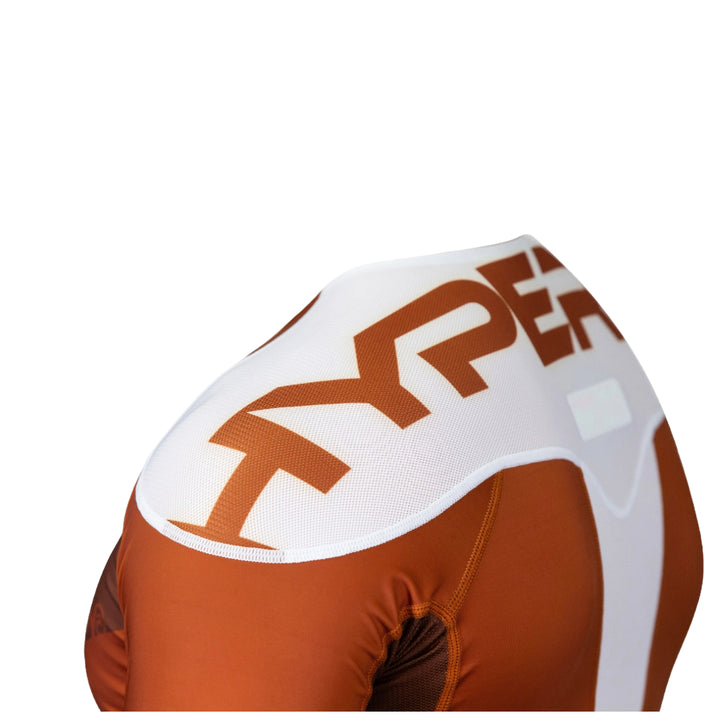 Brown Supreme Edge Ranked Short Sleeve Rash Guard