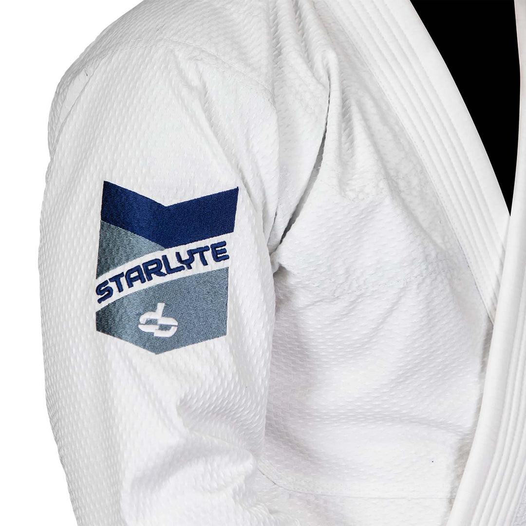 Hyperfly Starlyte III Slate Blue BJJ Gi White