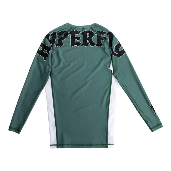 Olive Hyperfly Masterfly Long Sleeve Rash Guard