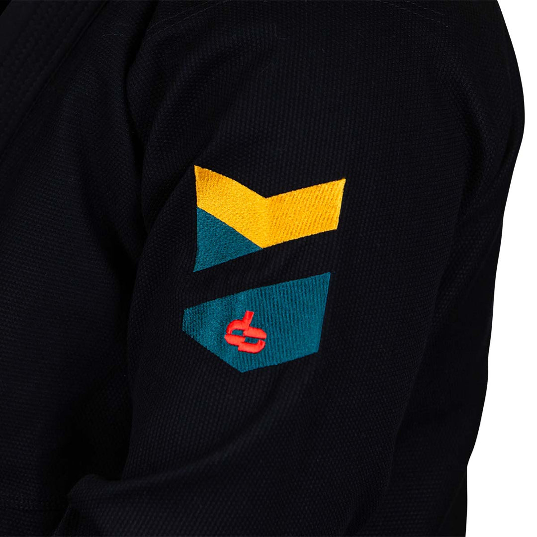 Hyperfly Hyperlyte 3.5 Sunset Teal BJJ Gi Black