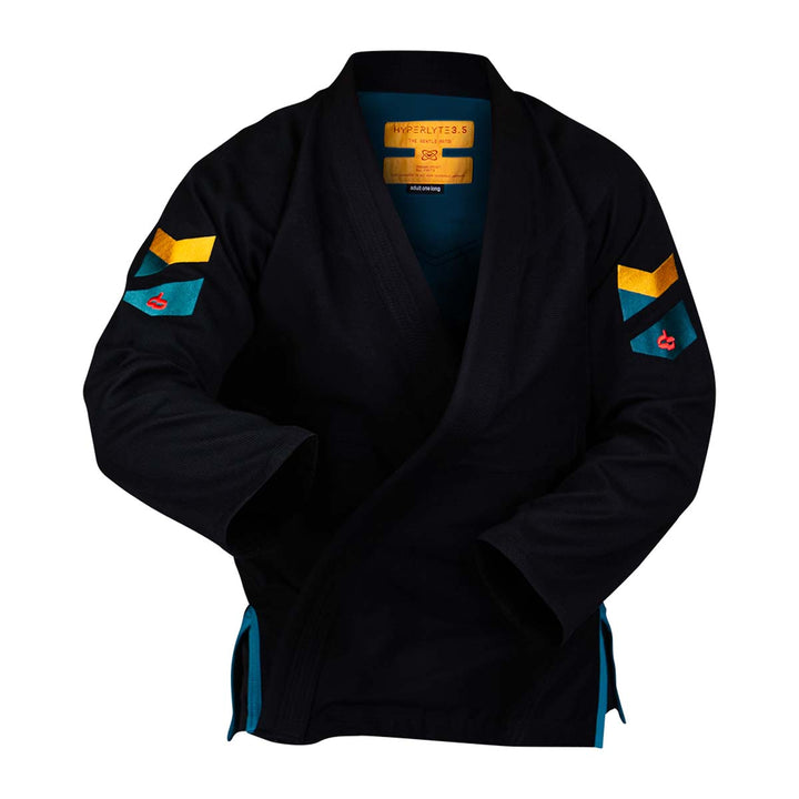 Hyperfly Hyperlyte 3.5 Sunset Teal BJJ Gi Black