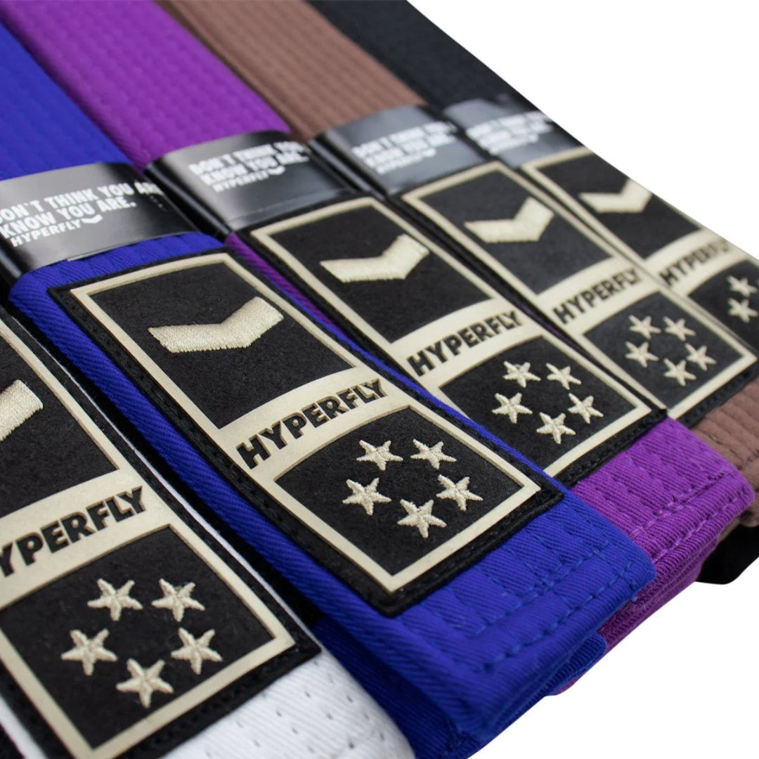 Black Hyperfly Core BJJ Belt