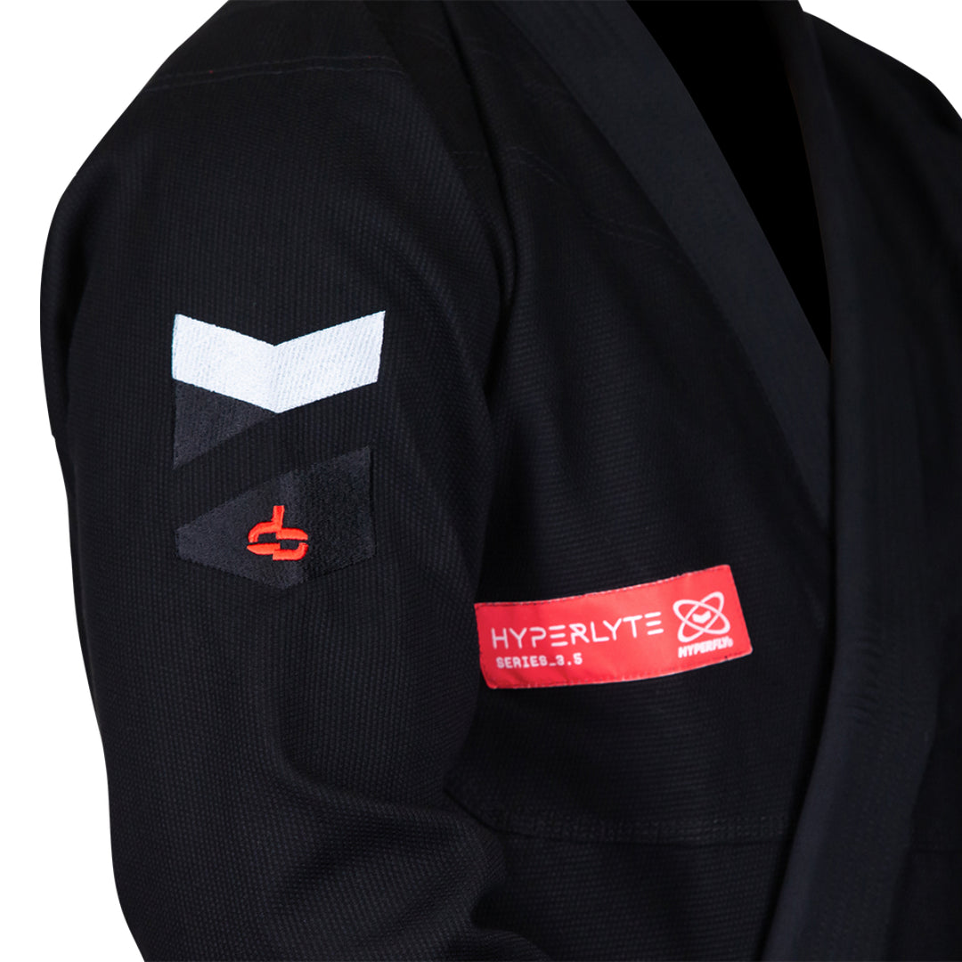 Black Hyperlyte 3.5 XF BJJ Gi