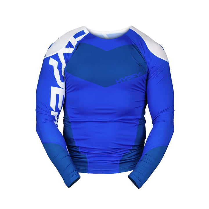 Blue Supreme Edge Ranked Long Sleeve Rash Guard