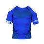 Blue Supreme Edge Ranked Short Sleeve Rash Guard