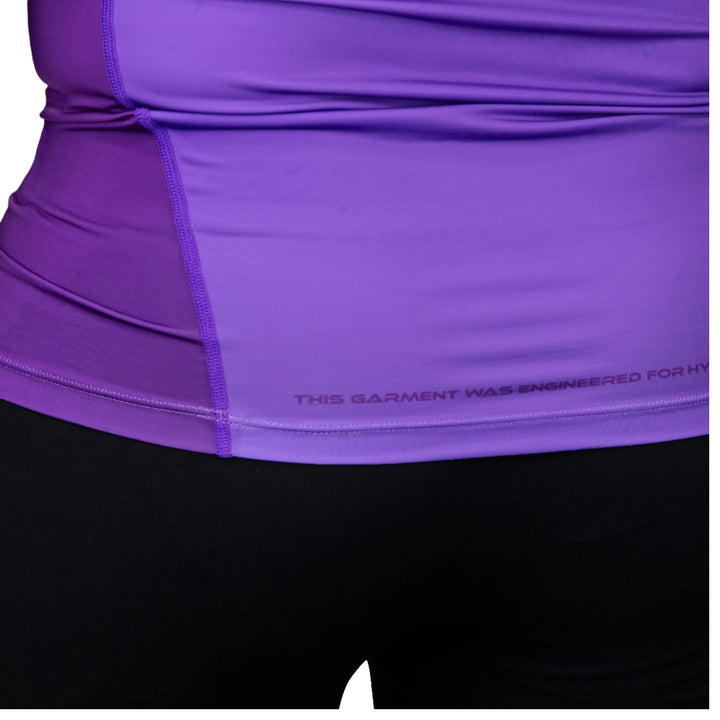 Purple Supreme Edge Ranked Long Sleeve Rash Guard