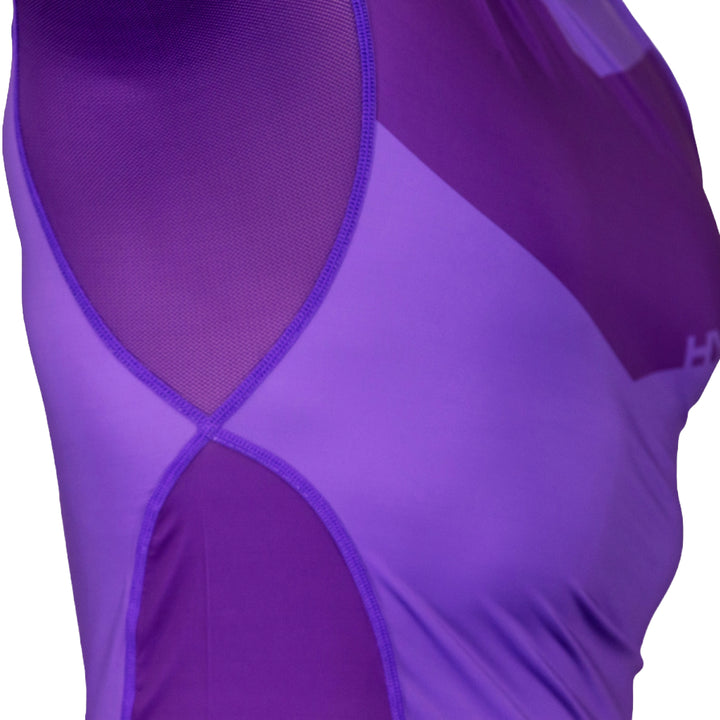 Purple Supreme Edge Ranked Short Sleeve Rash Guard