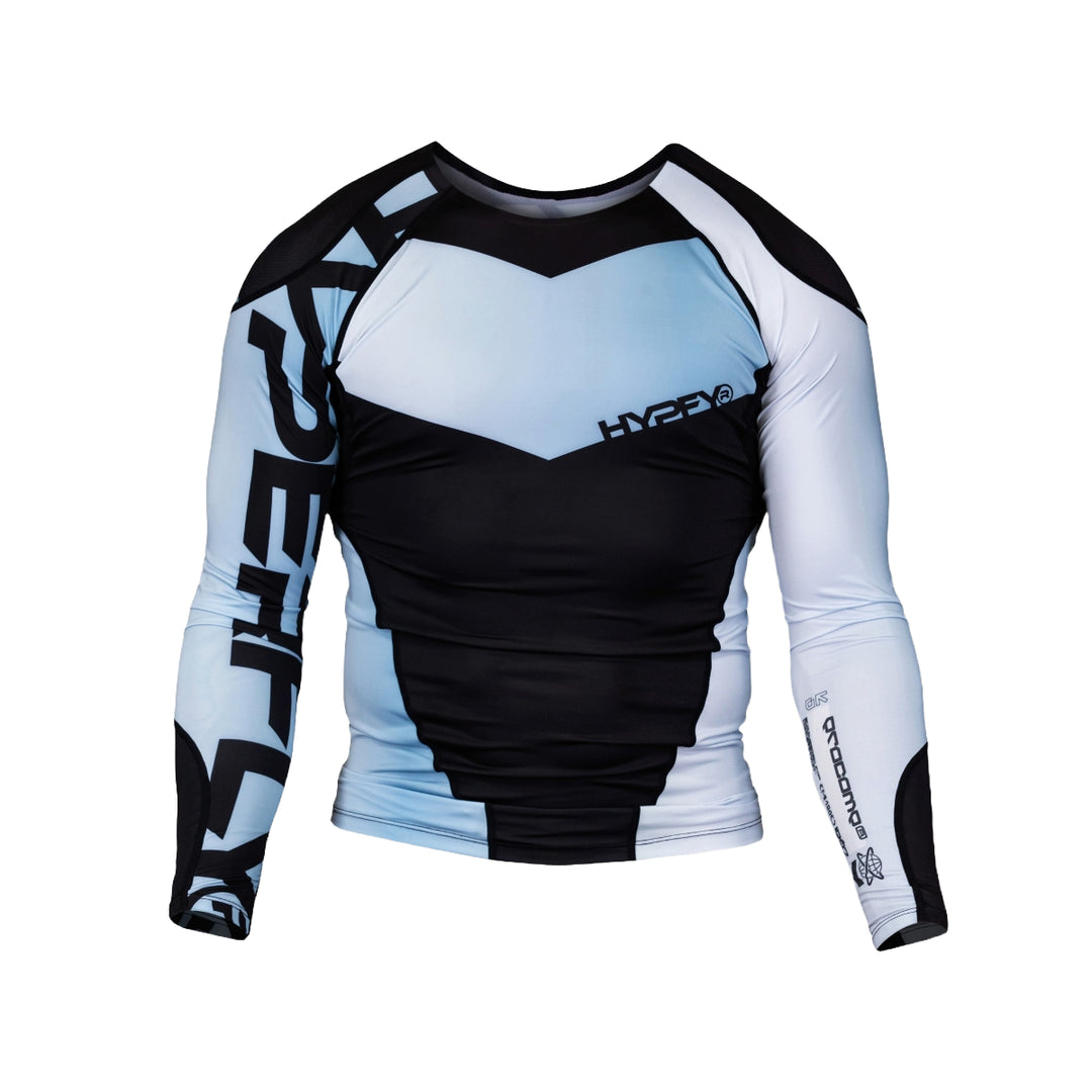 Silver Supreme Edge Long Sleeve Rash Guard – Hyperfly UK