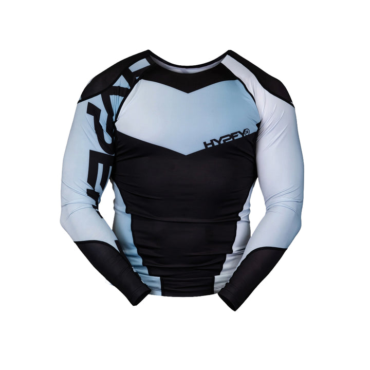 Silver Supreme Edge Long Sleeve Rash Guard