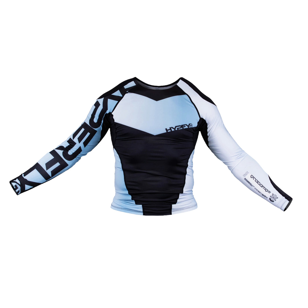 Silver Supreme Edge Long Sleeve Rash Guard