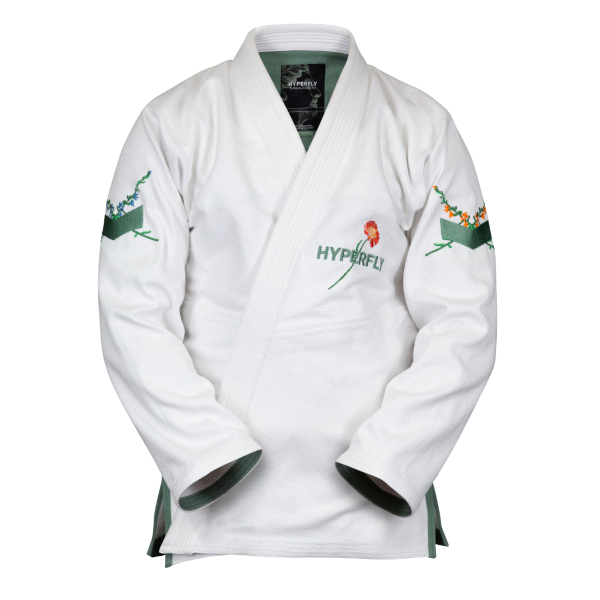 White Hyperfly Flora BJJ Gi – Hyperfly UK
