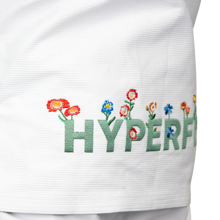 White Hyperfly Flora BJJ Gi