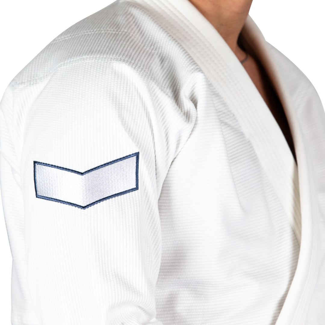 White Hyperfly Icon V Womens Wolf Grey BJJ Gi