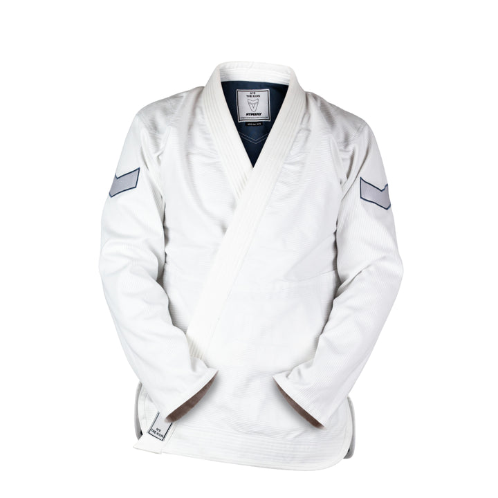 White Icon V Wolf Grey BJJ Gi