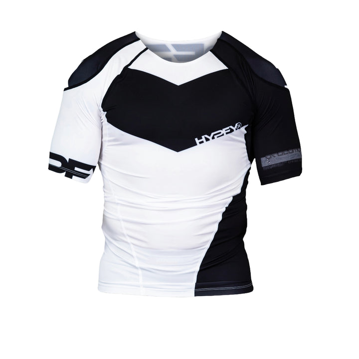 White Supreme Edge Ranked Short Sleeve Rash Guard