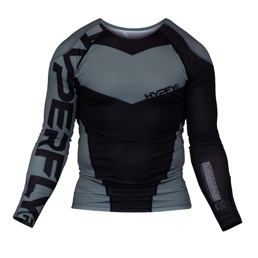 Wolf Grey Supreme Edge Long Sleeve Rash Guard