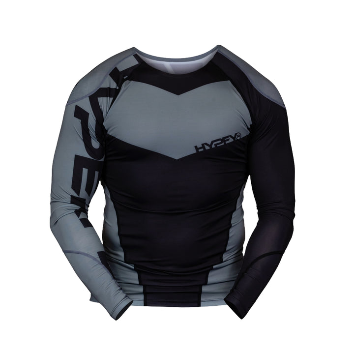 Wolf Grey Supreme Edge Long Sleeve Rash Guard