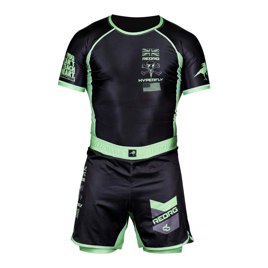 Black Hyperfly REORG+ Rash Guard