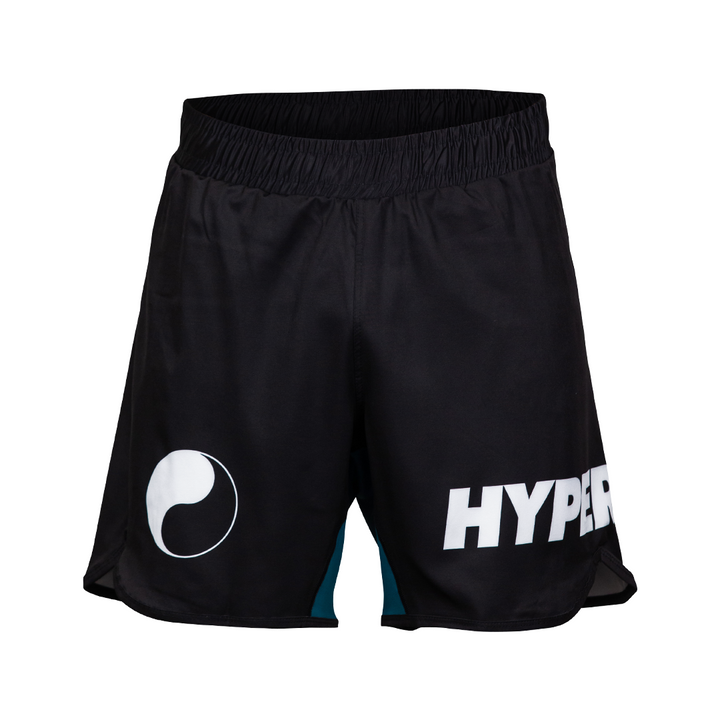 Black/White Hyperfly Yin & Yang Shorts